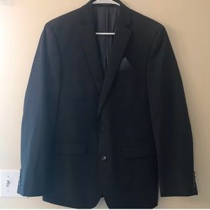 Macys Bar III Mens slim fit black suit jacket